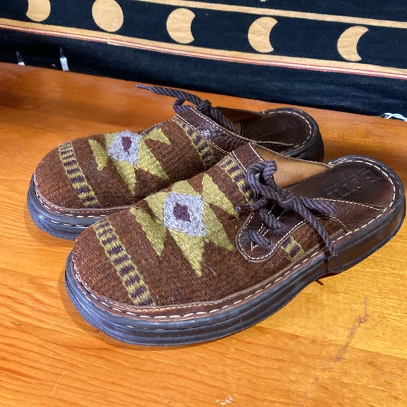 Born Shoes - BORN Aztec Mule Clog Slippers